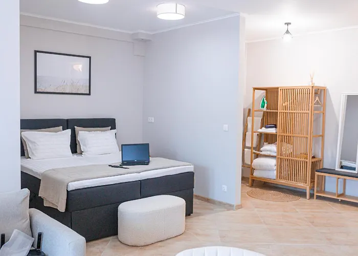 Apartman дизайнерско студио в модерна сграда -молимаркс делукс студио